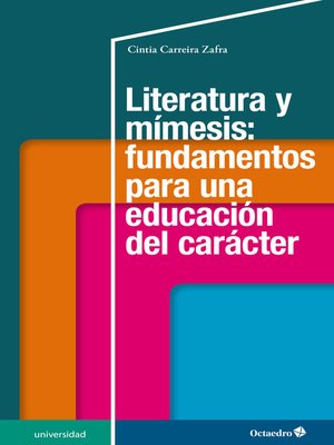 cover image of Literatura y mímesis